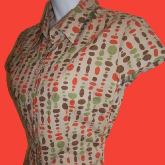 Masi Donna Printed Shirt Size Small